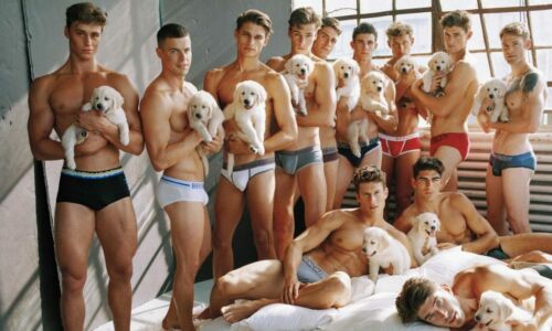 VMAN Calendar Shirtless Male Models Bruce Weber DAVID LAID Abercrombie Fitch A&F