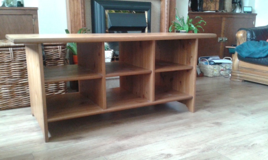 Large Ikea Pine Coffee Table With Shelving For Sale Could Deliver