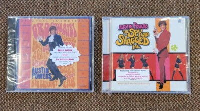Lot of (2) New Austin Powers CD's Original + Spy Who Shagged Me Soundtracks 