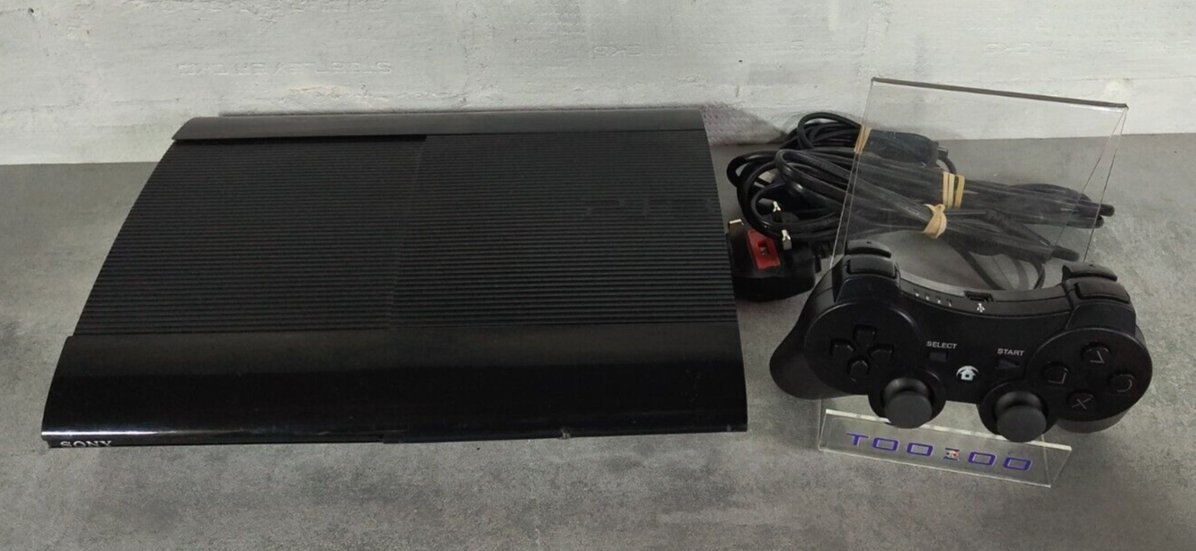 PlayStation3 - 「ABC」 SONY PlayStation3 CECH-3000A Sony PlayStation 3 PS3 Super Slim 12GB Black Console CECH