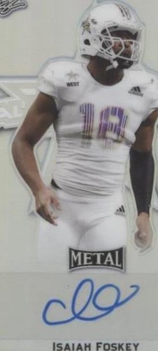 2019 Leaf Metal U.S. Army All-American Bowl Isaiah Foskey #BA-IF1