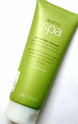 NATIO SPA PEP-UP BODY CLEANSER PURE FOAMING GEL 7.1 OZ. NEW!