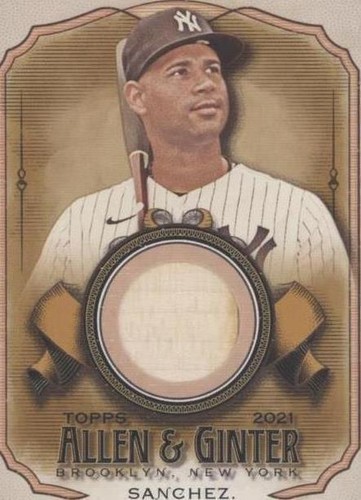 2021 Topps Allen & Ginter's - Gary Sanchez #AGA-GSA