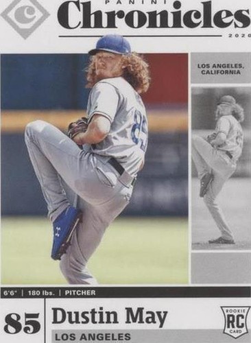 2020 Panini Chronicles - Dustin May #36