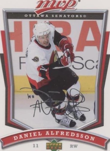 2007-08 Upper Deck MVP - Daniel Alfredsson #258