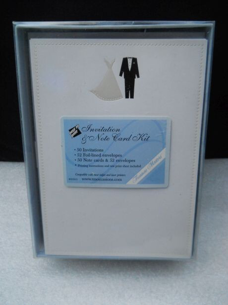 Treasure Masters Printable Wedding Invitation Kit 50 Count