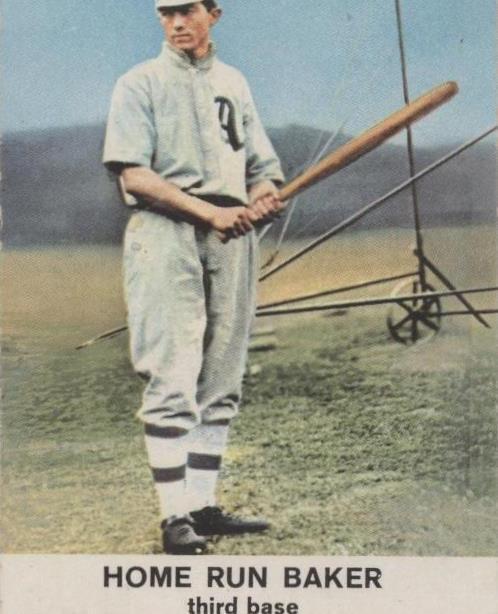 1961 Golden Press Hall of Fame - Home Run Baker #21