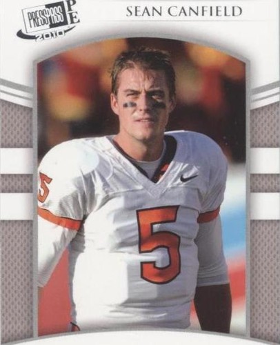 2010 Press Pass Portrait Edition Sean Canfield #10