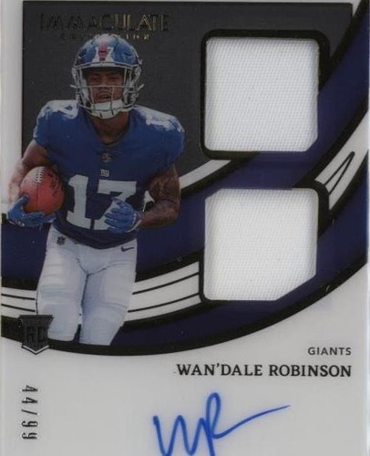 2022 Panini Immaculate Collection Wan'Dale Robinson #ISP-WDR