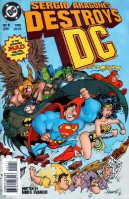 *SERIO ARAGONES DESTROYS DC #1*DC COMICS*JUN 1996*VF*TNC*