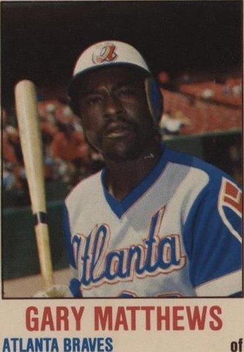 1978 Hostess All-Star Team - Gary Matthews #19