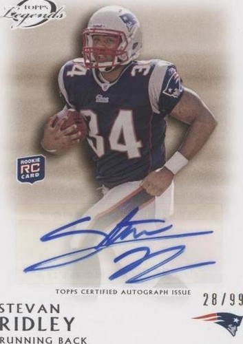 2011 Topps Gridiron Legends Stevan Ridley #RA-SR