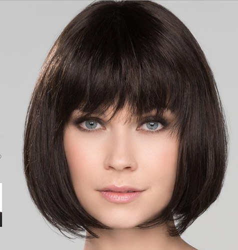 Harajuku Lady Black Short Synthetic Bob Fringe Bangs 35cm