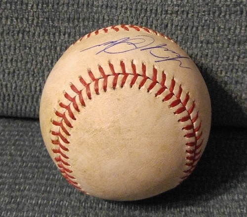 TRIPLE CROWN Miguel Cabrera Signed 2016 Game Used Double MLB COA JSA
