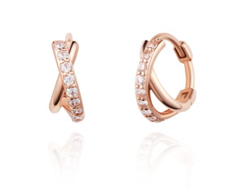 ◆STONEHENgE◆ 14K One Touch Earrings SA24D44U StoneHenge 14K One Touch Single Earrings SA24BB2K 14K Rose