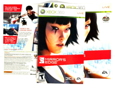 Mirror's Edge - Microsoft Xbox 360 - Artwork/Manual Only/No Game