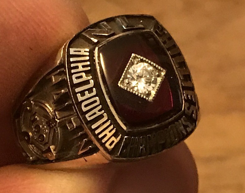 1983 Philadelphia Phillies national league champions championship staff ring