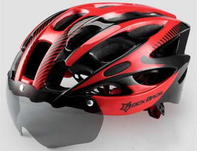 ROCKBROS Ultralight MTB Road Bike Helmet w/ Goggles Safty Cycling Bicycle Helmet