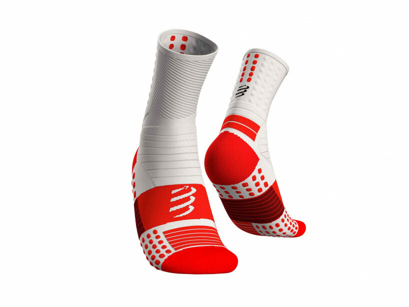 НОСКИ COMPRESSPORT PRO MARATHON Белый/Красный