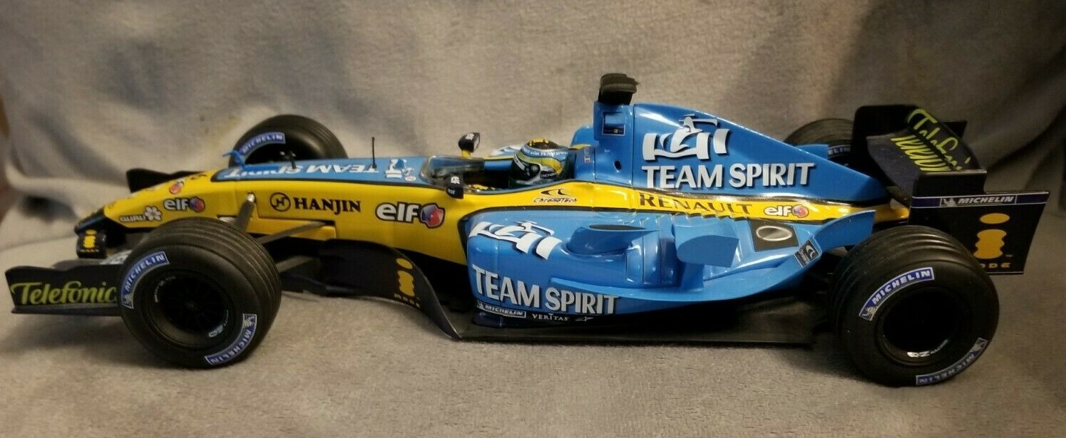 T☆HotWheels 1/18 ルノー F1 2005 チャンピオン アロンソ 限定