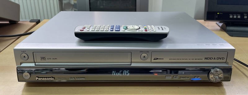 Panasonic Dmr-Ex95v Dvd- /Vhs- /Hdd-Recorder, 250gb + Fb - Vom HÃ¤Ndler