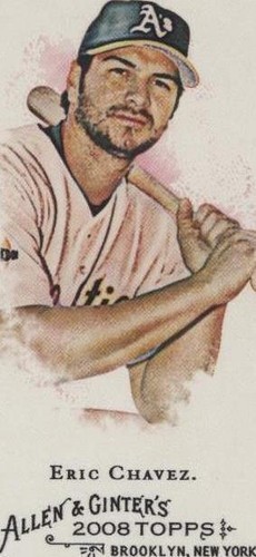 2008 Topps Allen & Ginter's - Eric Chavez #258
