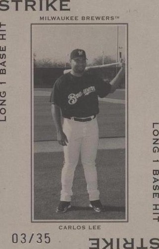 2005 Donruss Throwback Threads - Carlos Lee #PG-79