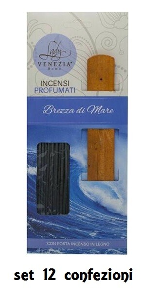 Set 12 Confezioni 20 Bastoncini Incenso Profumati Brezza Di Mare hmj