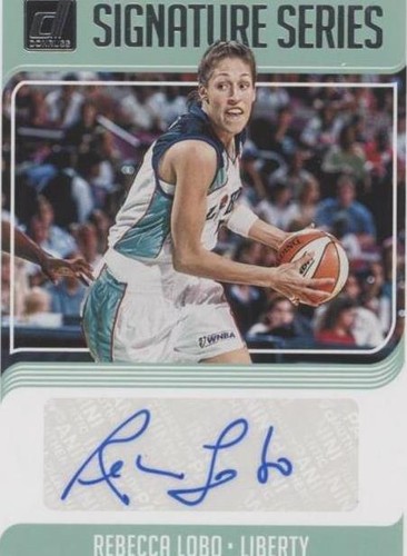 WNBA Rebecca Lobo HOF サイン入り写真 Rebecca Lobo Signed 3x5 Index Card Autographed WNBA