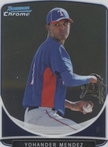 2013 Bowman Chrome - Yohander Mendez #BCP176
