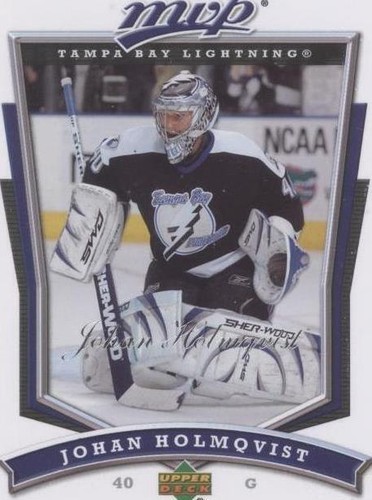 2007-08 Upper Deck MVP - Johan Holmqvist #168