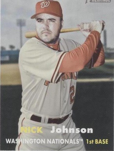 2006 Topps Heritage - Nick Johnson #188