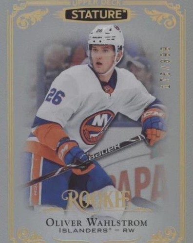 2019-20 Upper Deck Stature - Oliver Wahlstrom #178