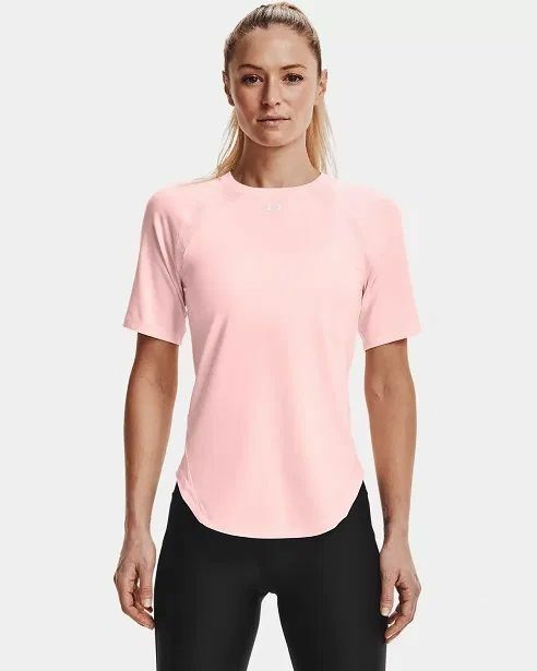 

Футболка Under Armour CoolSwitch женская, розовая, белая, спортивная, топ, футболка для спортивной одежды, Розовый, Under Armour CoolSwitch T-Shirt