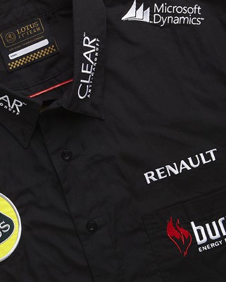 Lotus ORIGINALS 2014 F1 Team Unisex Replica Race Shirt X-LARGE