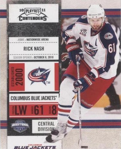 2010-11 Panini Playoff Contenders - Rick Nash #85