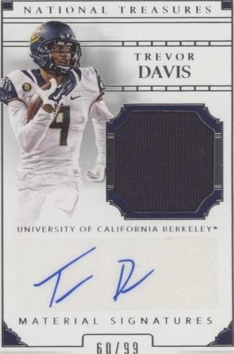 2016 Panini National Treasures Collegiate Trevor Davis #8