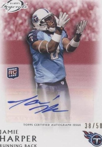 2011 Topps Gridiron Legends Jamie Harper #RA-JH