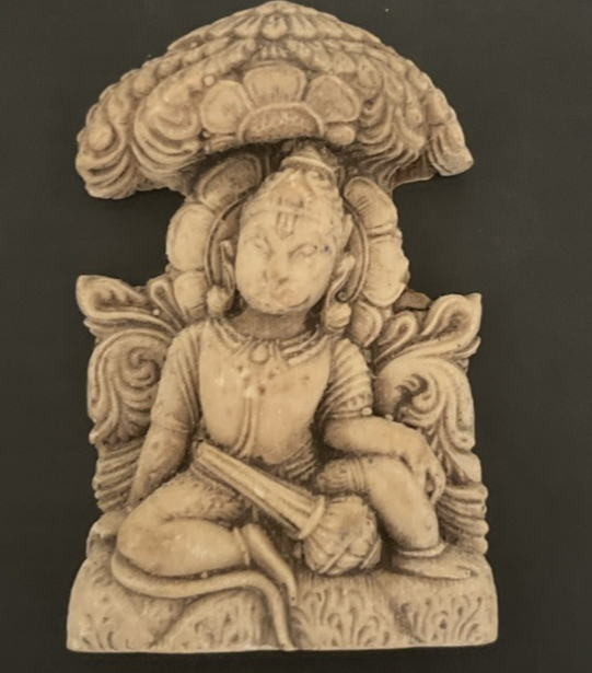 Vintage LORD HANUMAN  1.3" × 2.1"statue - Hindu God India