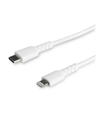 NEW StarTech RUSBCLTMM1MW 3 foot/1m Durable White USB-C to Cable Rugged Heavy