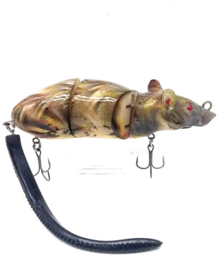 Custom Painted 2.5 Oz 5.5'' Wake Rat Glide bait Swim bait bass fishing