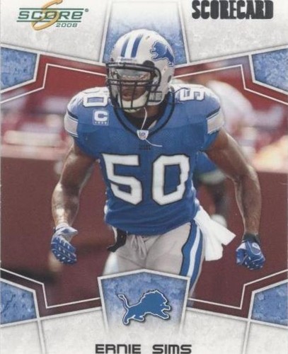 2008 Score Ernie Sims #103