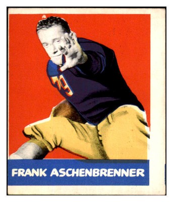 1948 LEAF # 93 FRANK ASCHENBRENNER NORTHWESTERN VG-EX 436064 (KYCARDS)