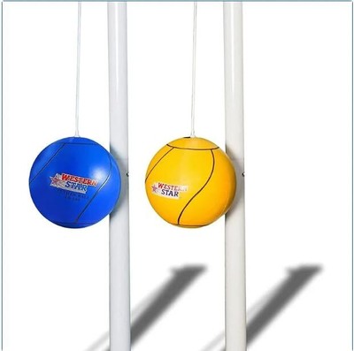 Tetherball Game Set - Soft-Touch Tether Ball with Durable Attached Rope - Ind...