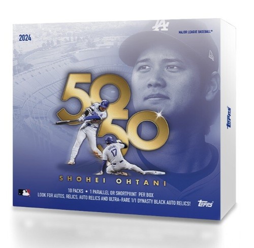 Topps - 大谷翔平Topps 2024Shohei Ohtani50/50BOX ×2 2024 Topps 50/50: Shohei Ohtani – 10-Pack Box
