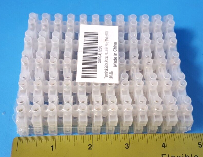 (10 PCS) TERMINAL STRIPS, 12 POSITION, 10A, DUAL ROW, TERMINAL BLOCK