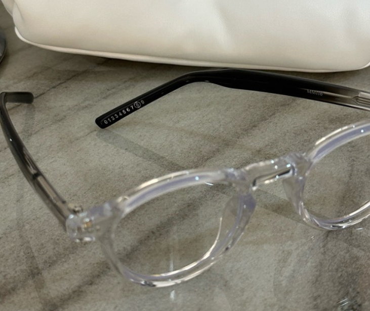 Pre-owned Gentle Monster X Maison Margiela Mm116 Translucent Clear Mm116-c1 In Muticolor