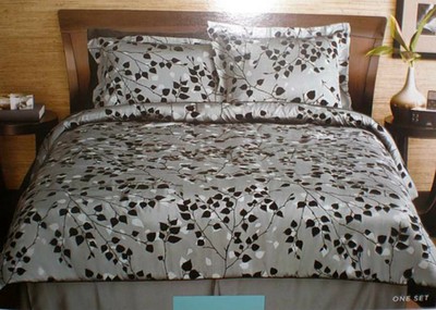 Upc 490602202672 Target Modern Home Flocked Leaf Comforter Set