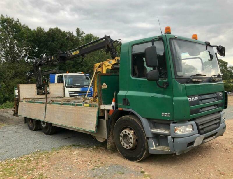 2008 DAF TRUCKS 26T CF75.310 WITH ATLAS TEREX 92.2 CRANE in Melton