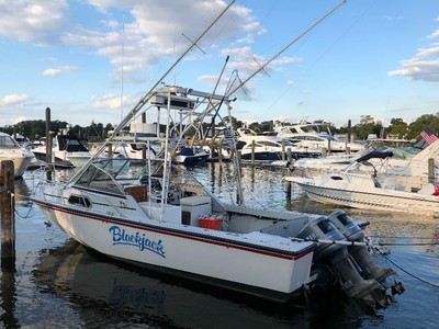 1987 27ft Boston Whaler---CABIN---TOWER